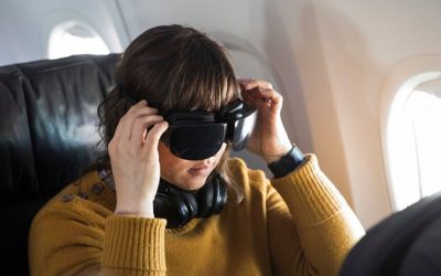 Virtual reality entertainment on flights could cause motion sickness