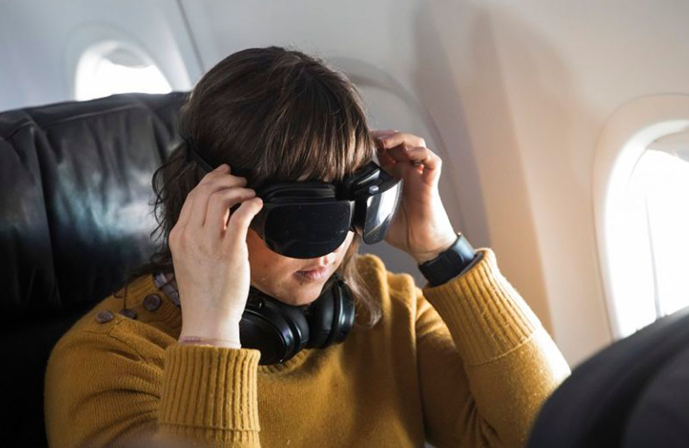 Virtual reality entertainment on flights could cause motion sickness